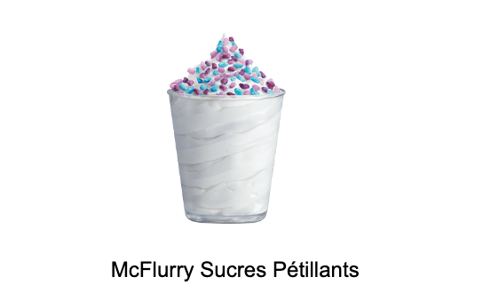Mc Flurry Sucres Pétillants