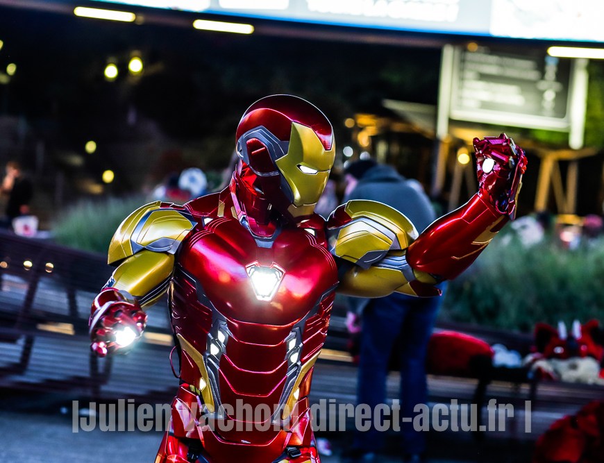 Carlos 3D armure Iron Man convention Japan Expo Paris Fan Festival