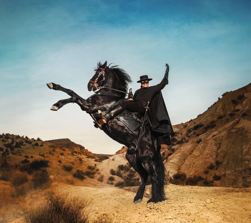 Zorro série 2024 Jean Dujardin Copyright Marcel Hartmann - Paramount + - FTV - Le Collectif 64 - Bien Sûr Productions