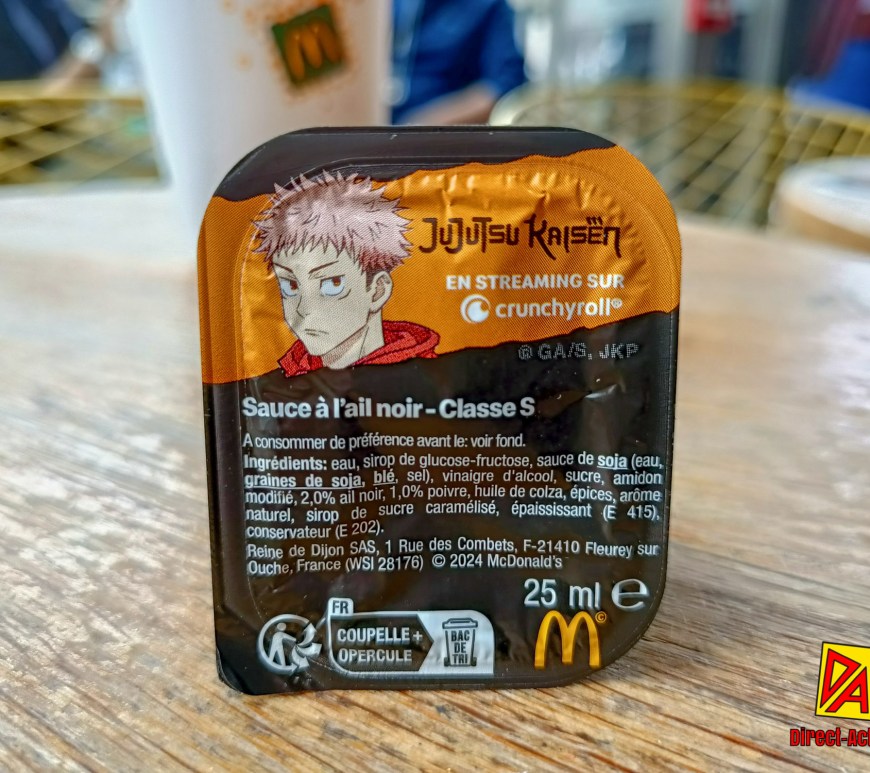 Sauce JUJUTSU KAISEN Mcdo