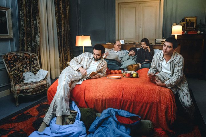 La Cache : Photo Liliane Rovère, William Lebghil, Michel Blanc, Aurélien Gabrielli | © Les Films du Losange