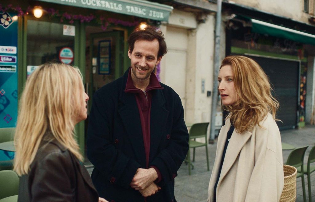 Le Mélange des genres : Photo Léa Drucker, Julia Piaton, Benjamin Lavernhe © Stéphanie Branchu