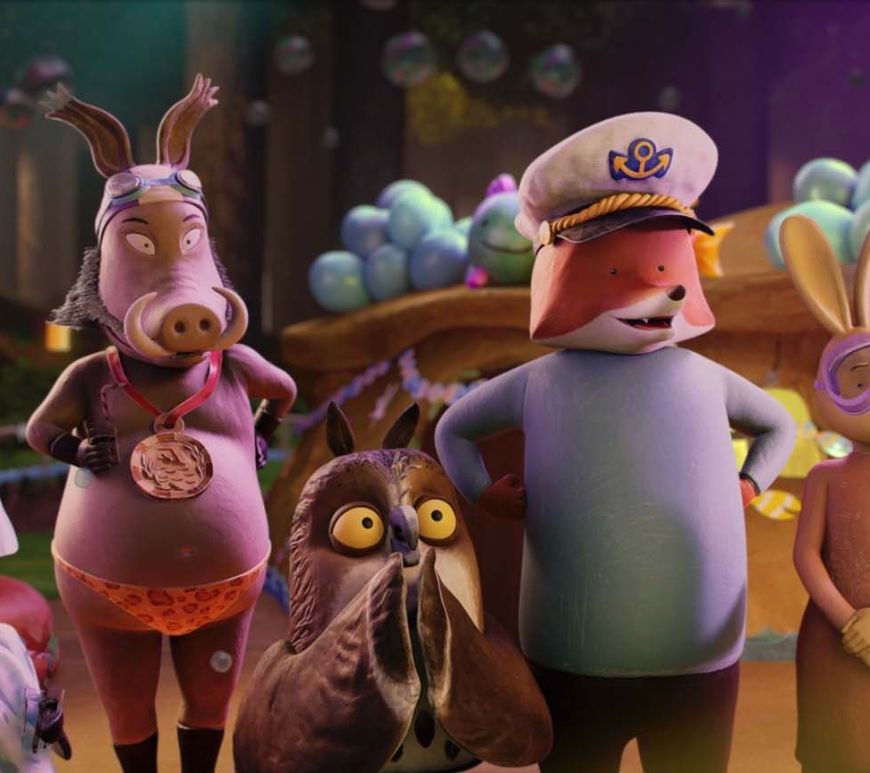 Renard et Lapine sauvent la forêt © Eurozoom